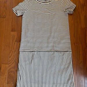 Madewell Navy Stripe Dress ~ XS
